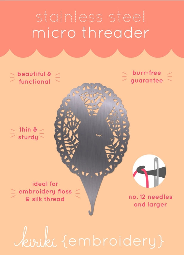 Needle Threader - Lace Bunny (Micro)