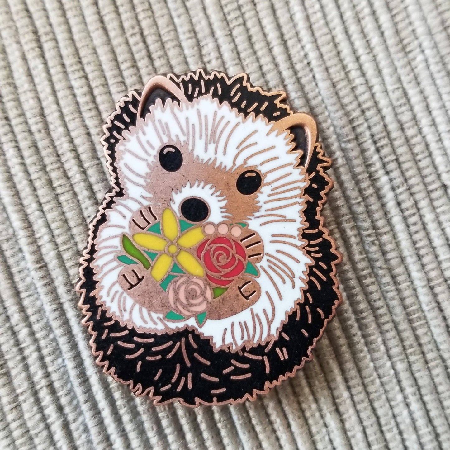 Hedgehog Needle Minder – Magnetic Stitching Companion in Enamel