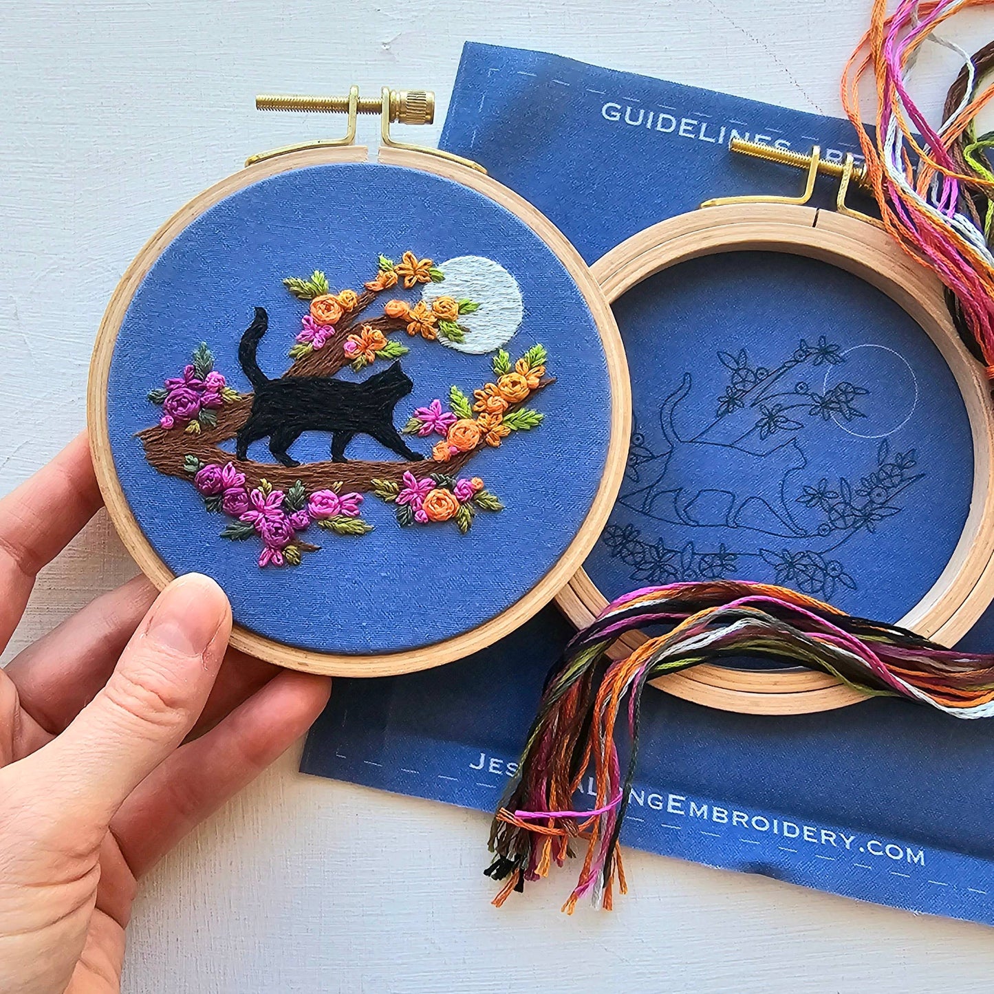 Catwalk Embroidery Kit – A Playful Way to Practice Stitches