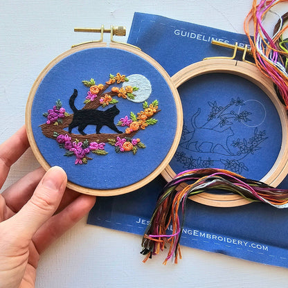 Catwalk Embroidery Kit – A Playful Way to Practice Stitches