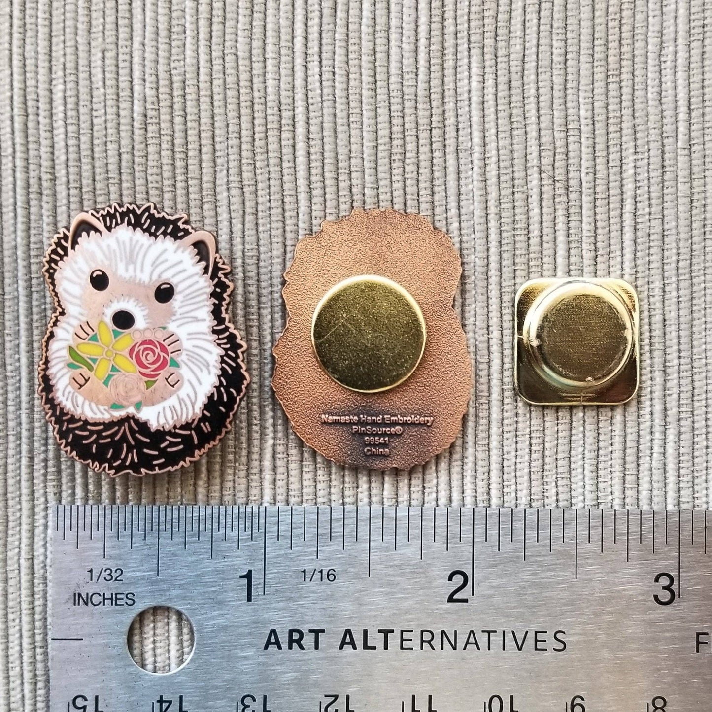 Hedgehog Needle Minder – Magnetic Stitching Companion in Enamel