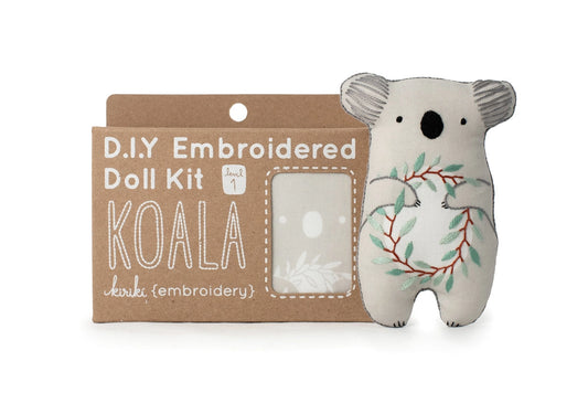 Embroidered Doll Kit - Koala