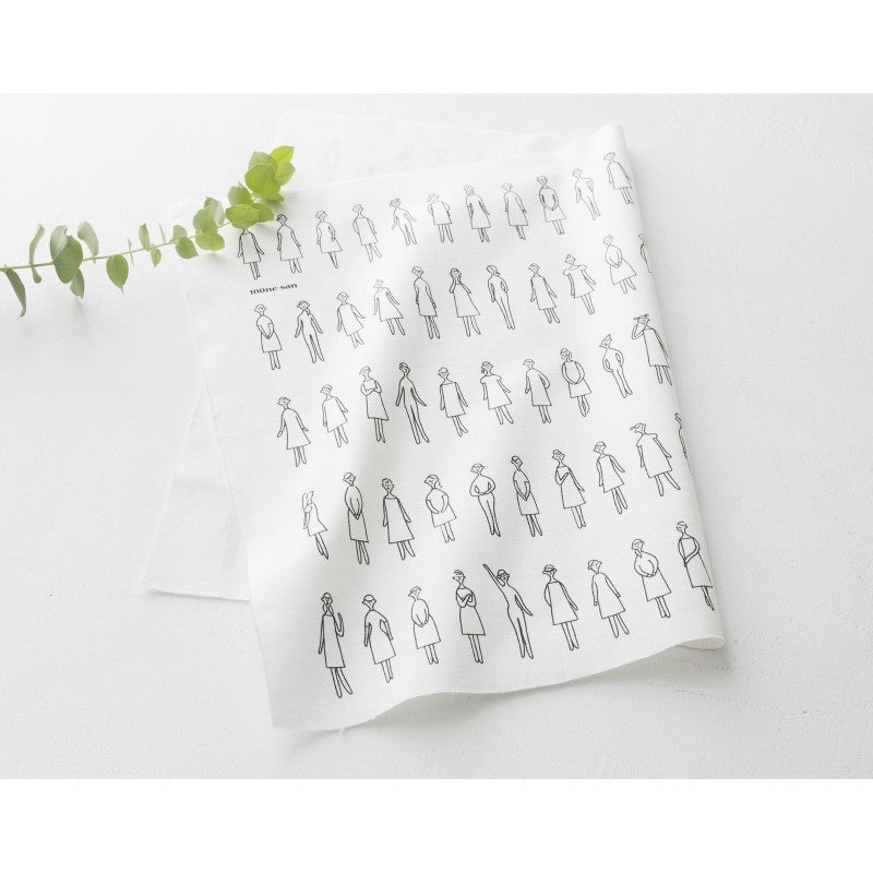 100 Ladies Fabric Sampler (Japanese Embroidery Fabric by Kazue Nakajima)