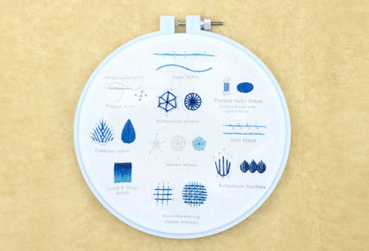 Embroidery Stitch Sampler – Intermediate (Refine Your Technique)